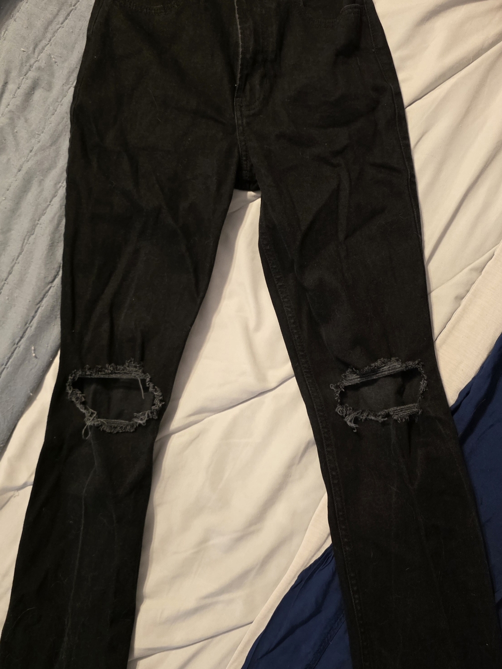 HOLLISTER Ultra High-Rise 90s Straight Washed Black Sz 000R